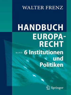 cover image of Handbuch Europarecht